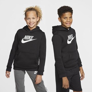 Hanorace Nike Sportswear Club Fleece Pullover Baieti Negrii Gri Deschis | WSHK-83759